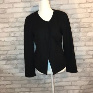 LOFT black blazer 40% wool size 8P